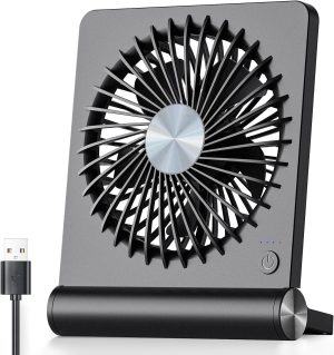 Ventilateur de bureau USB 30 dB 3 vitesses réglables