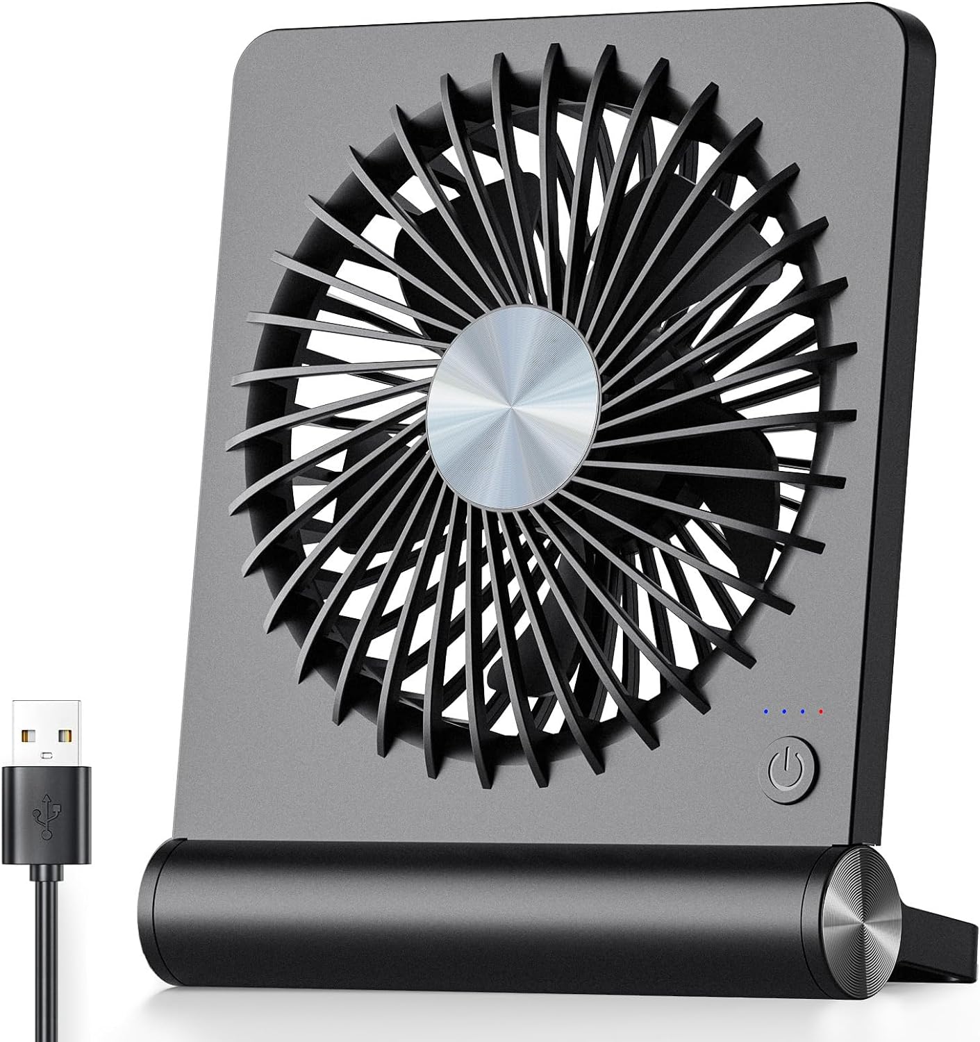 Ventilateur de bureau USB 30 dB 3 vitesses réglables