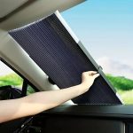 Pare-soleil auto rétractable protection UV chaleur