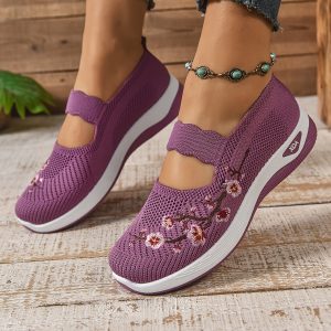 Chaussures Orthopédiques femme légères fermeture bouton-pression