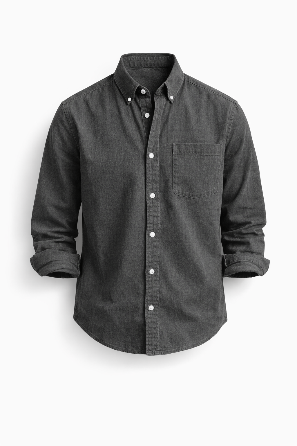 Chemise homme structurée col classique manches longues – Image 8