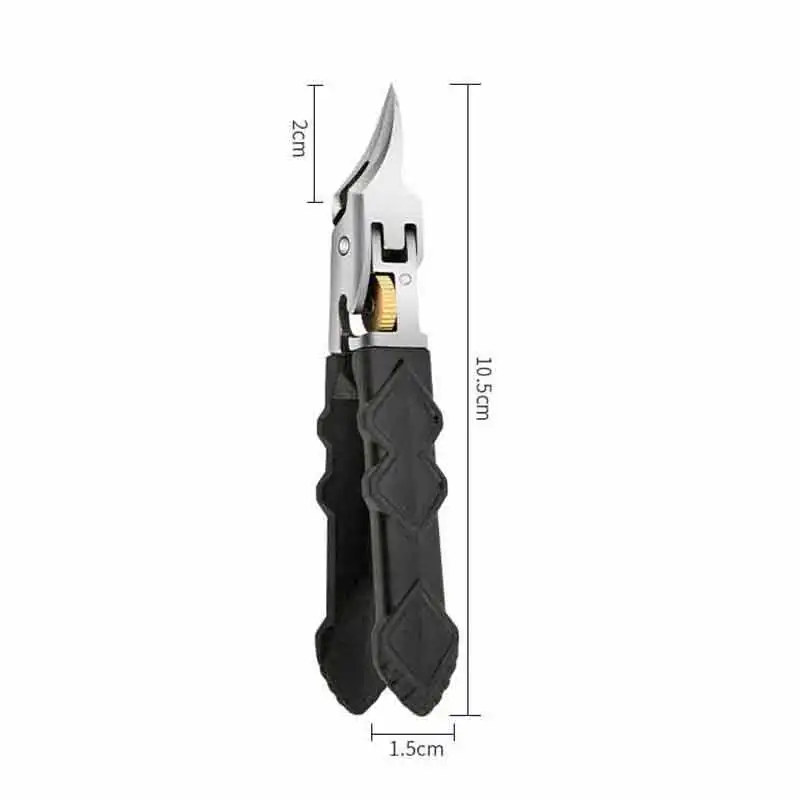 Coupe-ongles coudé lames précises avec verrouillage cuticules – Image 6