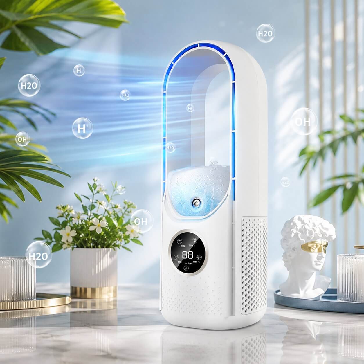 Ventilateur tour silencieux sans pales moderne – Image 9
