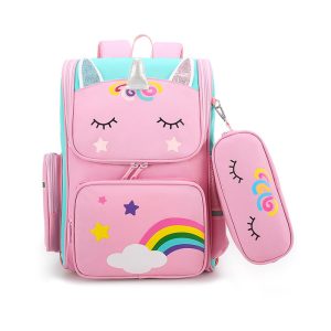 Cartable primaire licorne bretelles rembourrées