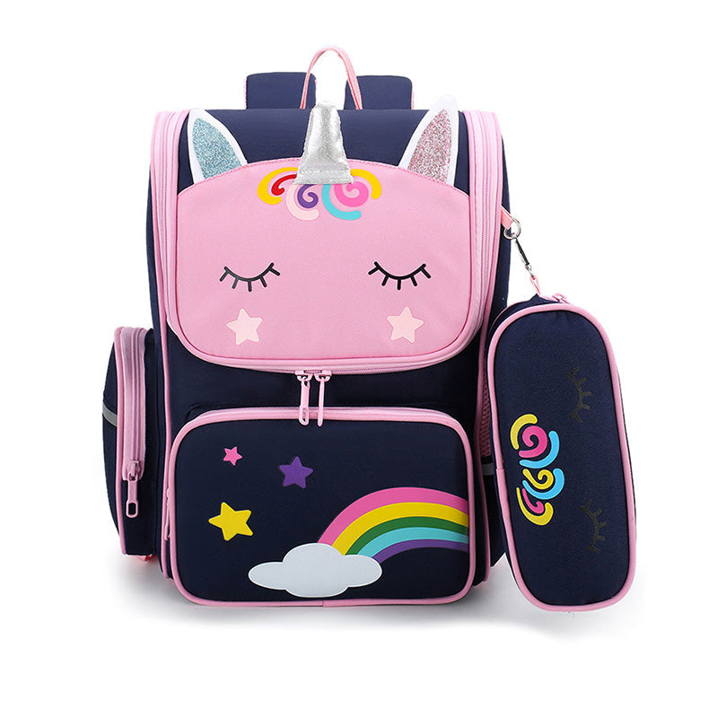 Cartable primaire licorne bretelles rembourrées – Image 3