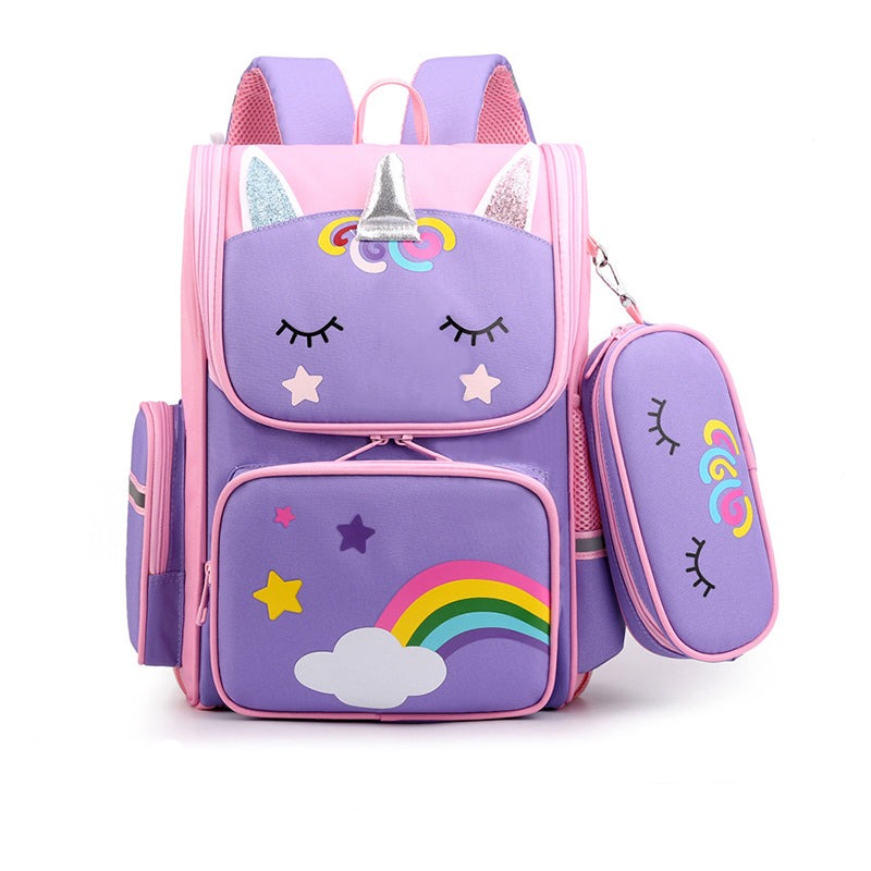 Cartable primaire licorne bretelles rembourrées – Image 2