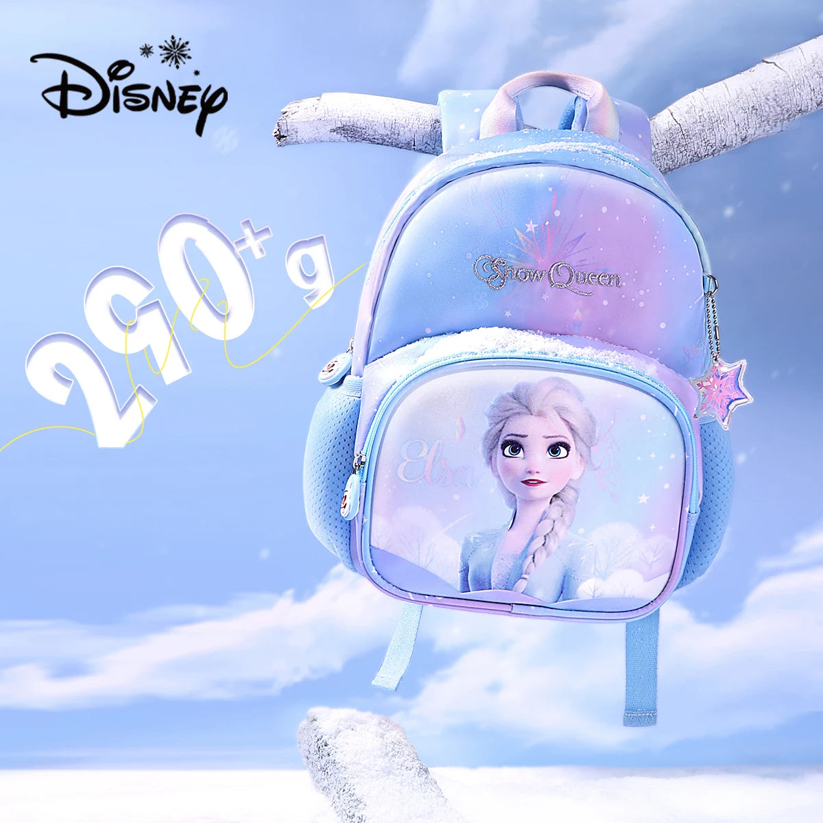Sac à dos enfant Reine des Neiges léger polyester 8 litres – Image 5
