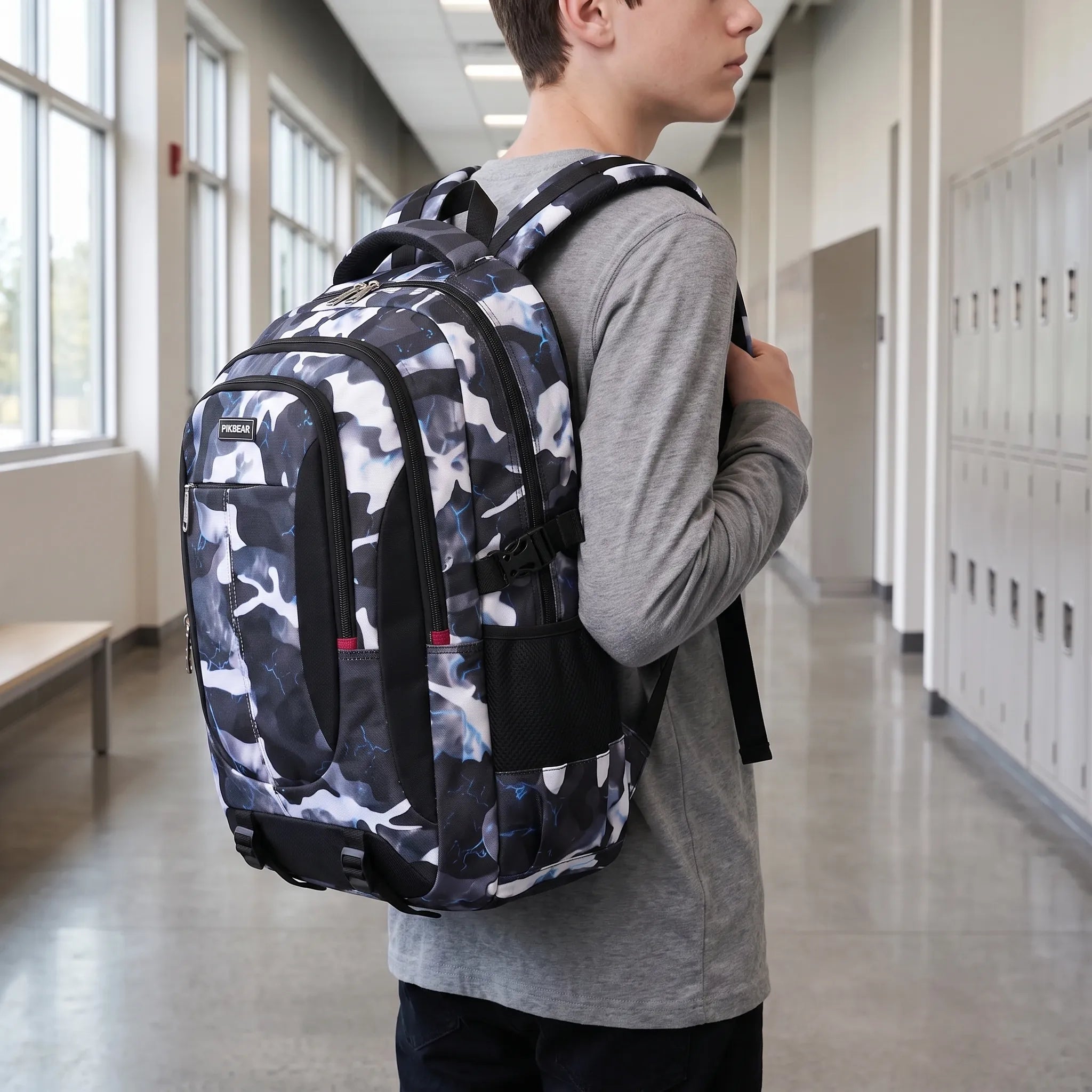 Sac à dos adolescent ergonomique pour ordinateur 16 pouces