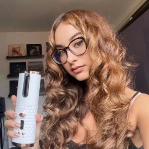 Fer à boucler sans fil rechargeable céramique rapide