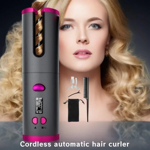 Fer à boucler sans fil rechargeable céramique rapide – Image 8
