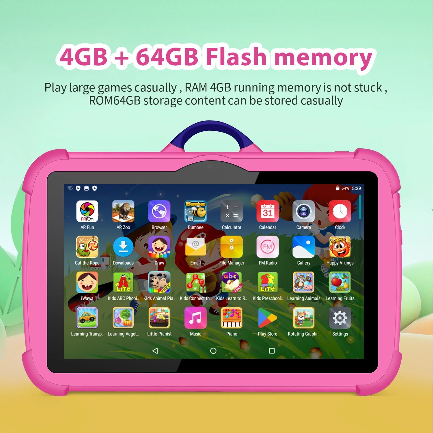 Tablette enfant 7 pouces Wi-Fi 5G double caméra – Image 7