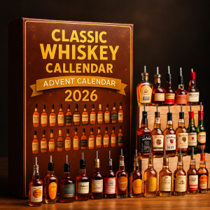 Calendrier de l'avent décoratif 24 mini bouteilles