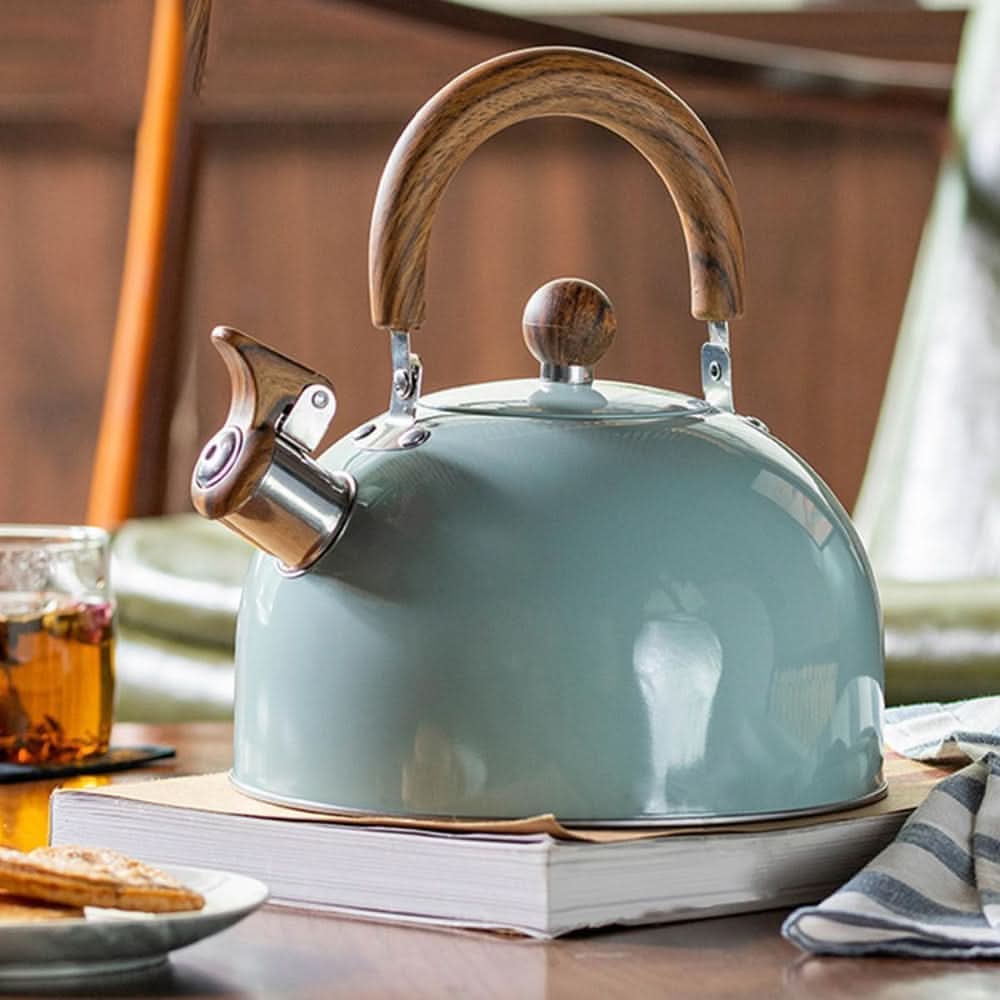 Bouilloire sifflante 2.5L acier inoxydable tous feux – Image 4