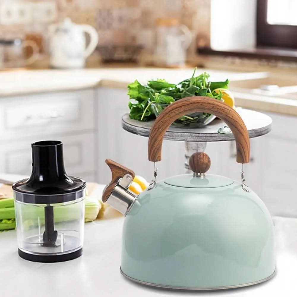Bouilloire sifflante 2.5L acier inoxydable tous feux – Image 6