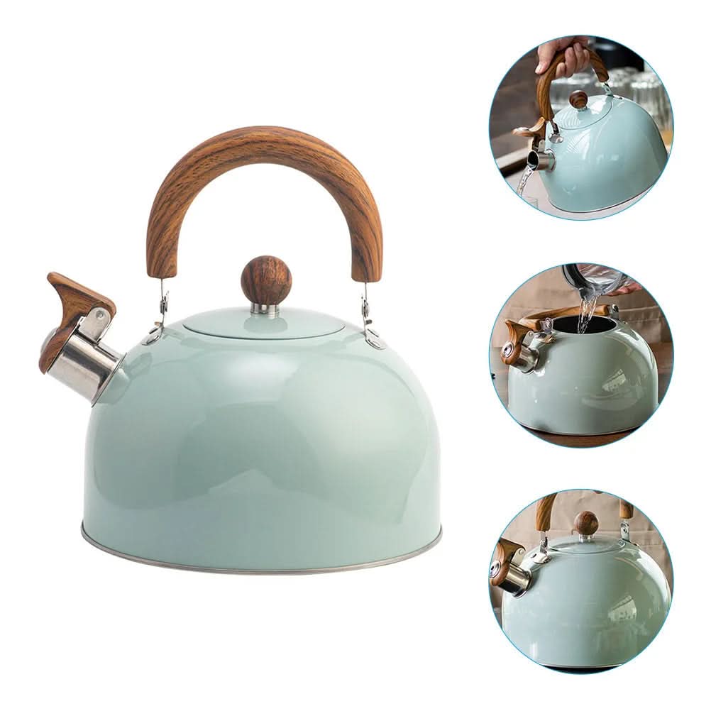 Bouilloire sifflante 2.5L acier inoxydable tous feux – Image 7