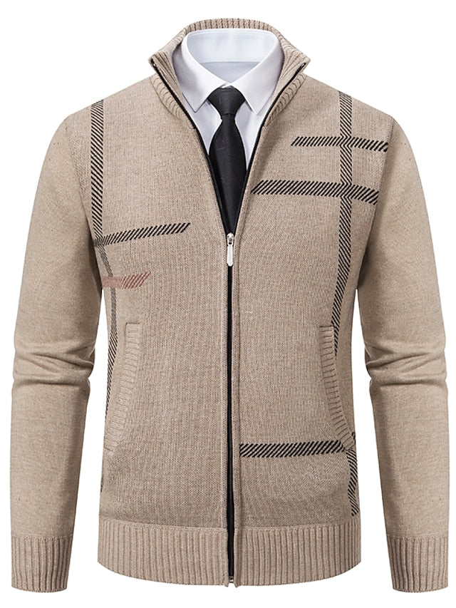 Pull homme col camionneur maille douce discret – Image 9