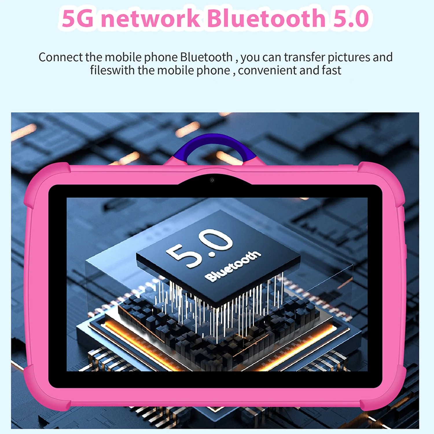 Tablette enfant 7 pouces Wi-Fi 5G double caméra – Image 5