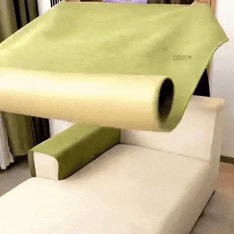 Housse de canapé chenille motif chevron lavable machine – Image 6