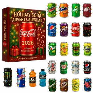Calendrier de l'avent de boissons gazeuses