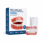 Dentier supérieur inférieur polymère flexible moulage maison