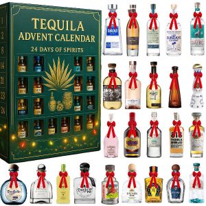 Calendrier de l'Avent Tequila, sans alcool, pour collectionneurs