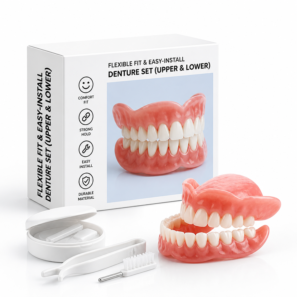 Prothèse dentaire adaptable matériaux durables kit complet – Image 5