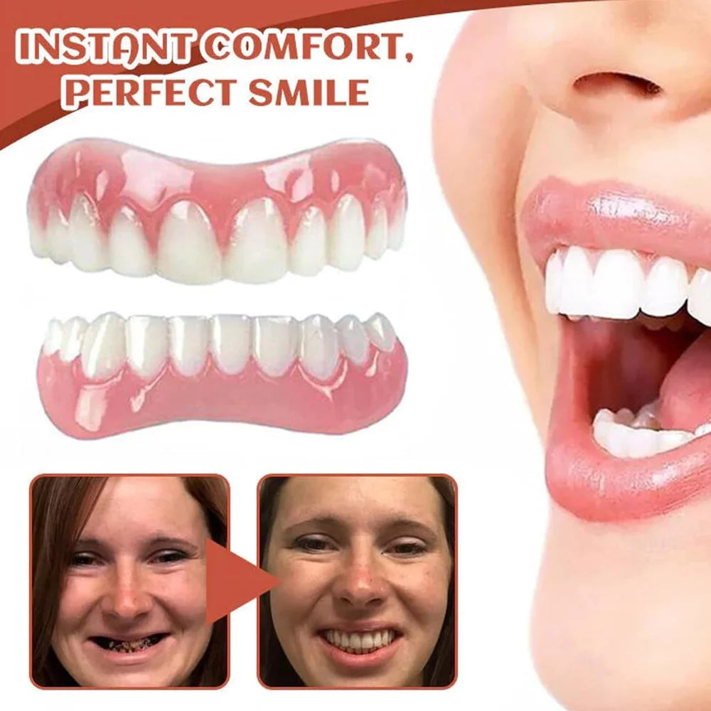 Prothèse dentaire silicone flexible confortable réutilisable – Image 5