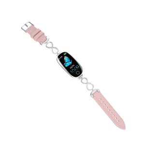 Bracelet infini rose poudré