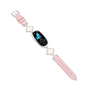 Bracelet Trèfle Rose Poudré