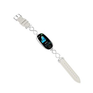 Bracelet infini blanc nacré