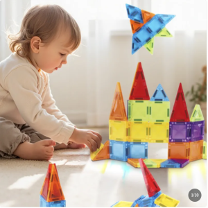 Tuiles magnétiques enfants 2D 3D éducatives dès 3 ans