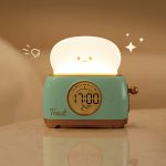 Réveil lumineux simulateur d'aube veilleuse design toast
