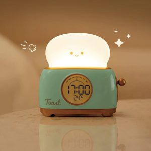 Réveil lumineux simulateur d'aube veilleuse design toast