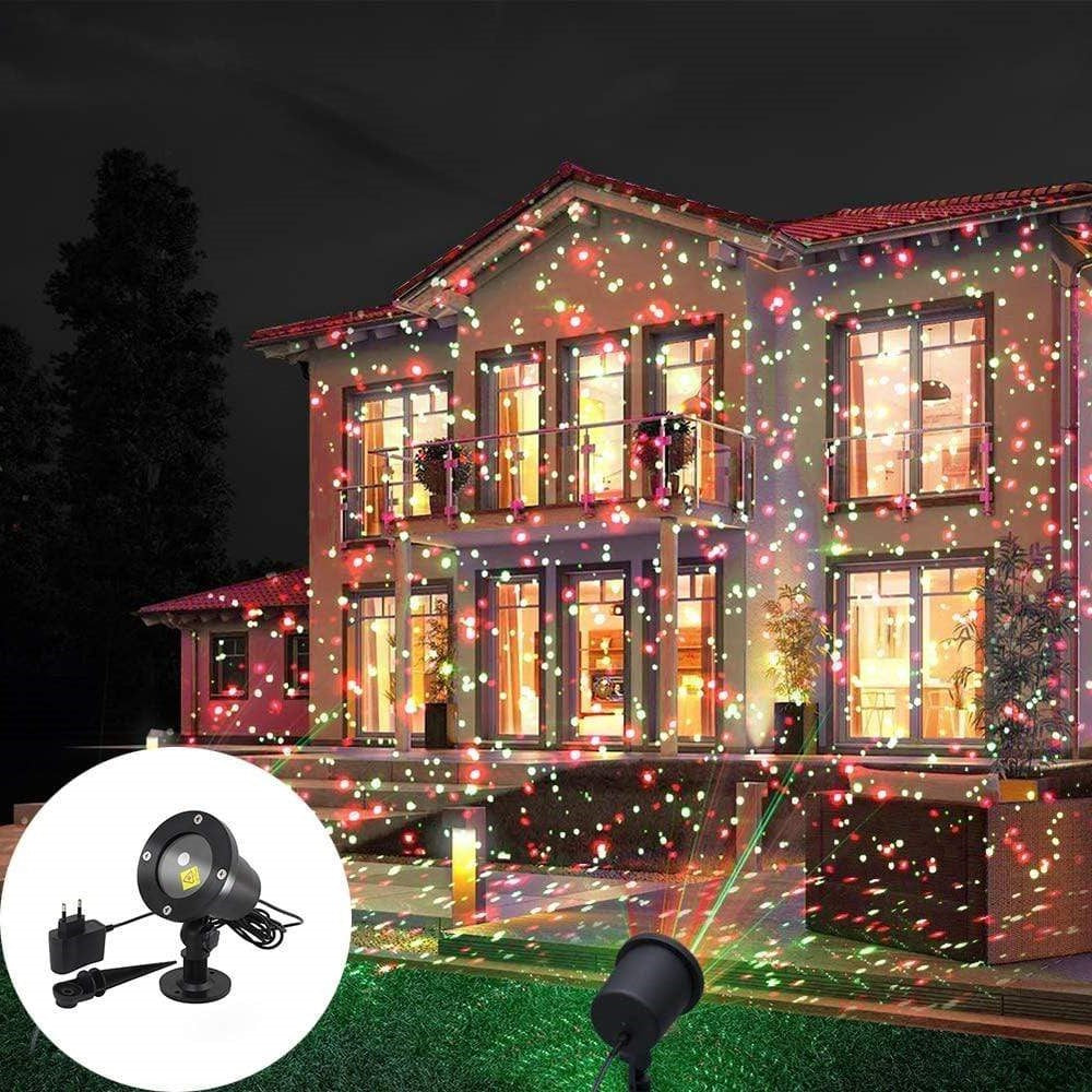 Projecteur laser Noël extérieur 1000 points LED rouge vert – Image 2