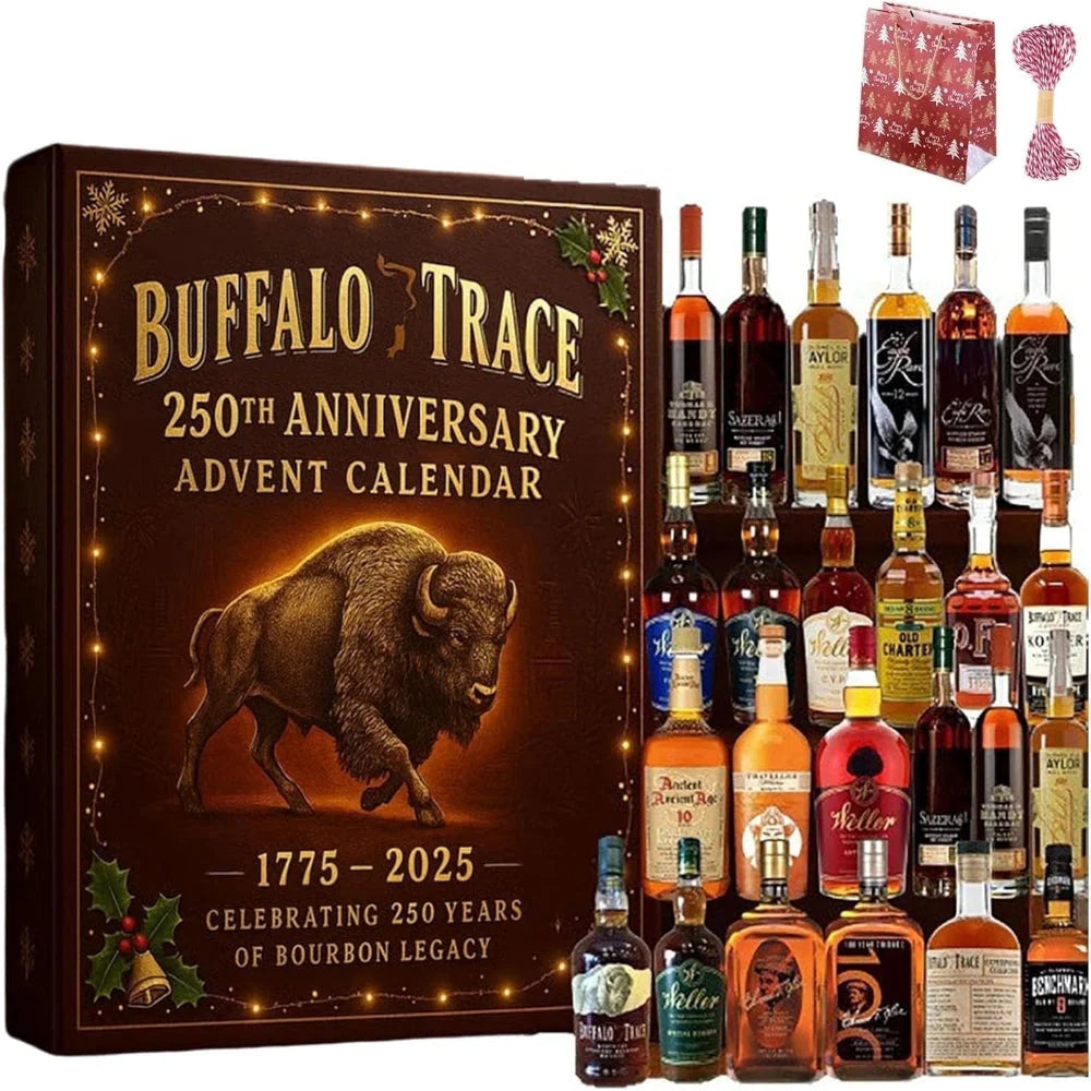Calendrier de l'Avent décoratif thème whisky sans alcool