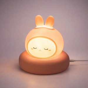 Veilleuse enfant lapin LED tamisée rechargeable USB