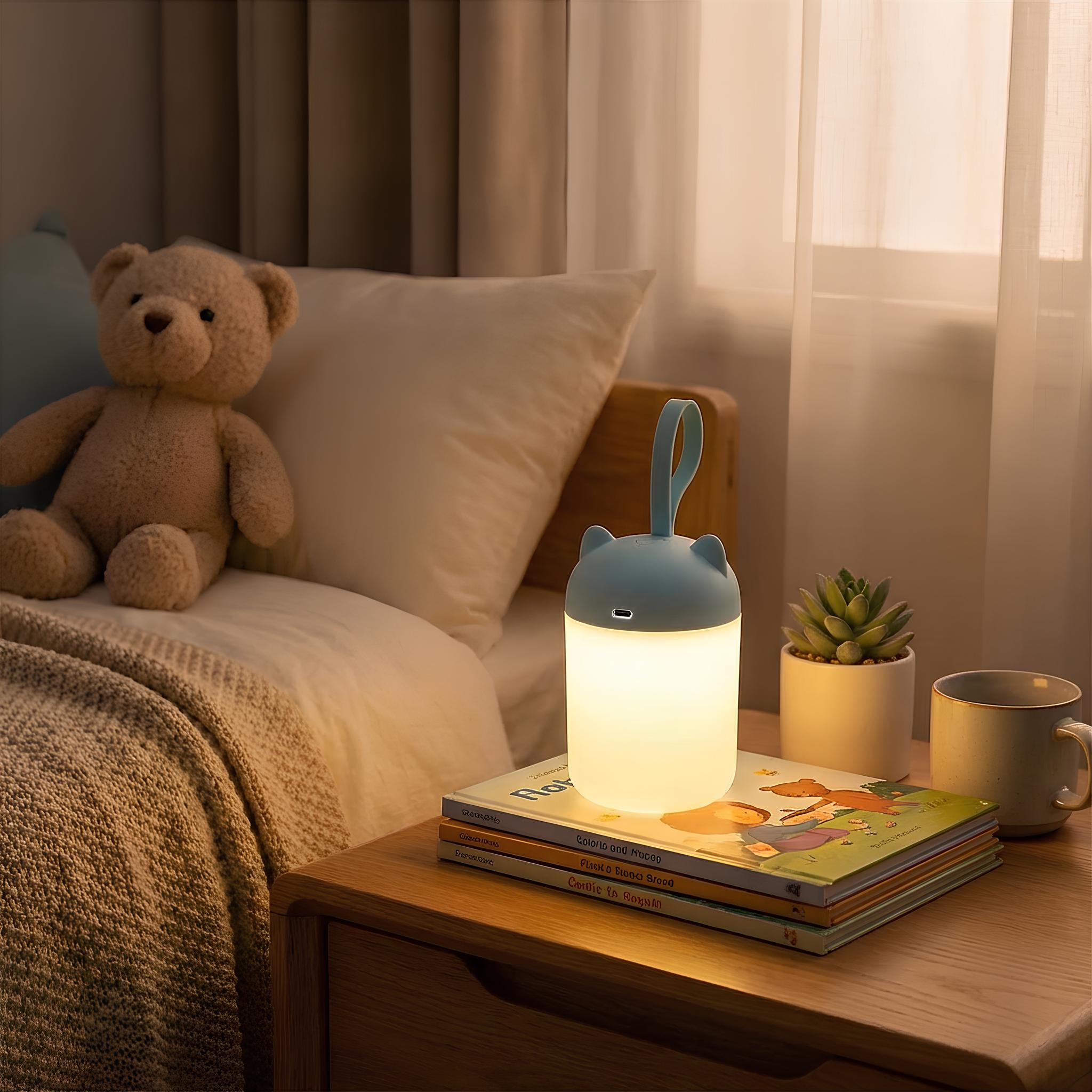 Veilleuse bébé lumière douce non éblouissante nomade – Image 6