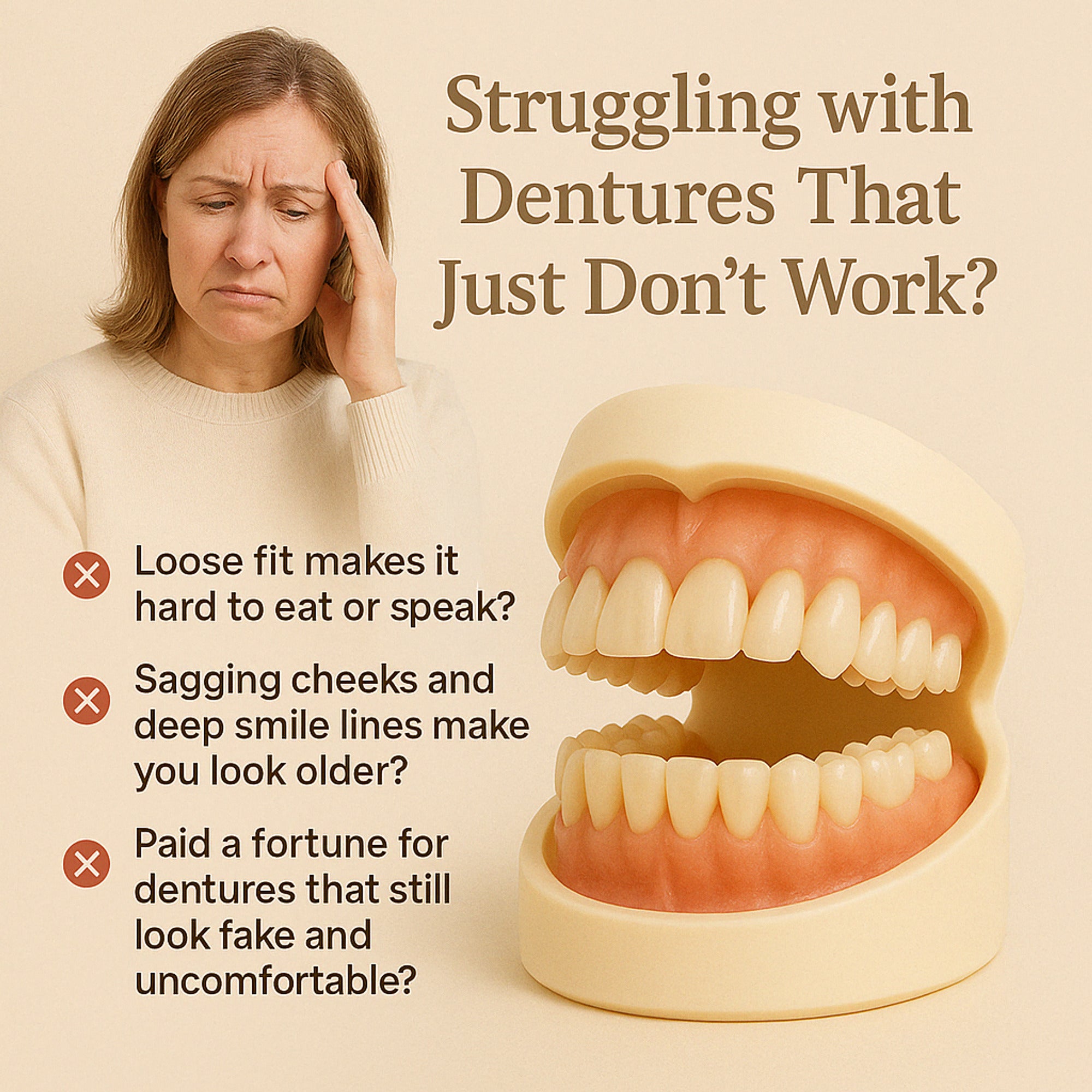Dentier thermoformable ajustement personnalisé sans adhésif – Image 2