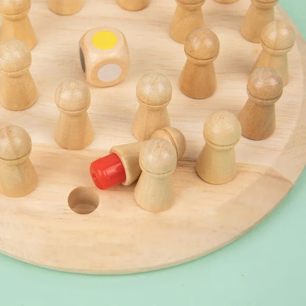 Jeu de mémoire en bois Montessori pour enfants et seniors – Image 7