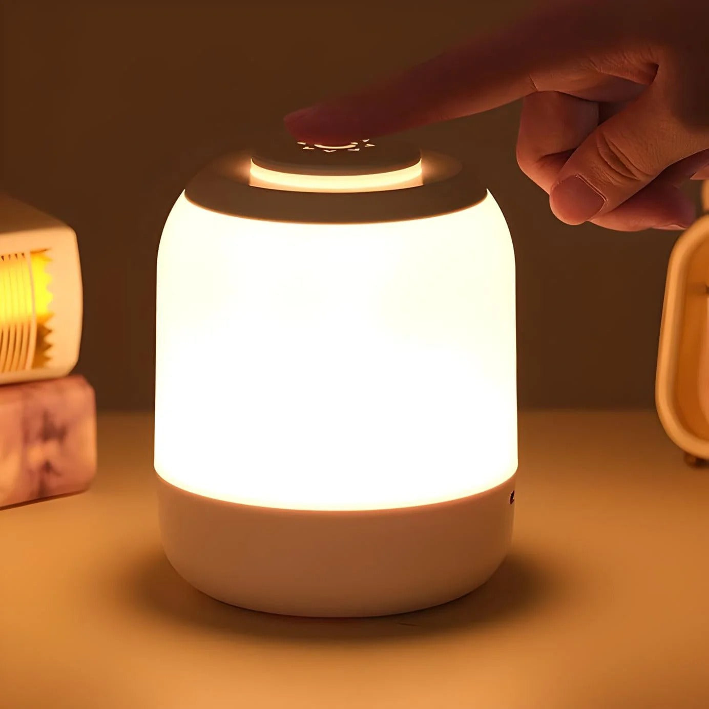 Veilleuse rechargeable USB luminosité réglable – Image 5