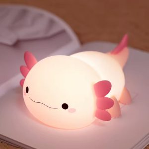 Veilleuse Axolotl silicone tactile rechargeable
