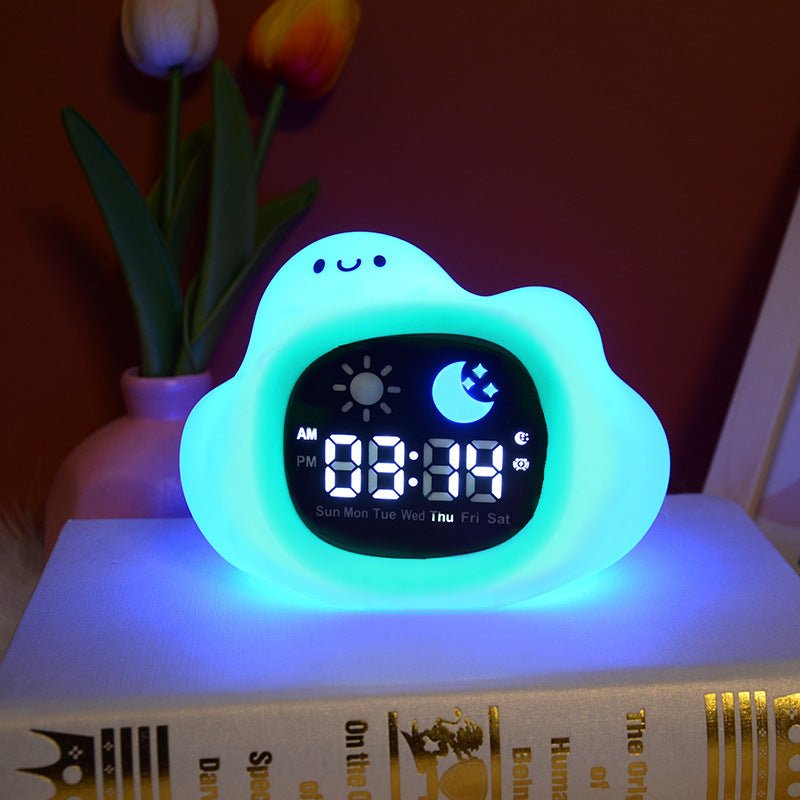Réveil enfant lumineux entraîneur de sommeil tactile USB – Image 11