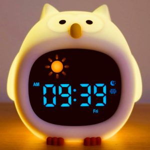 Réveil enfant lumineux entraîneur de sommeil tactile USB