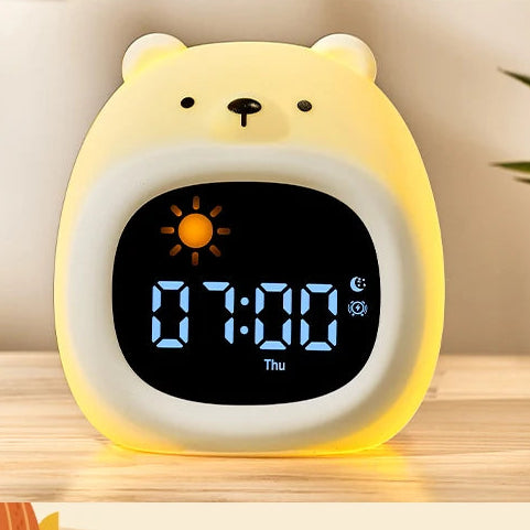 Réveil enfant lumineux entraîneur de sommeil tactile USB – Image 5