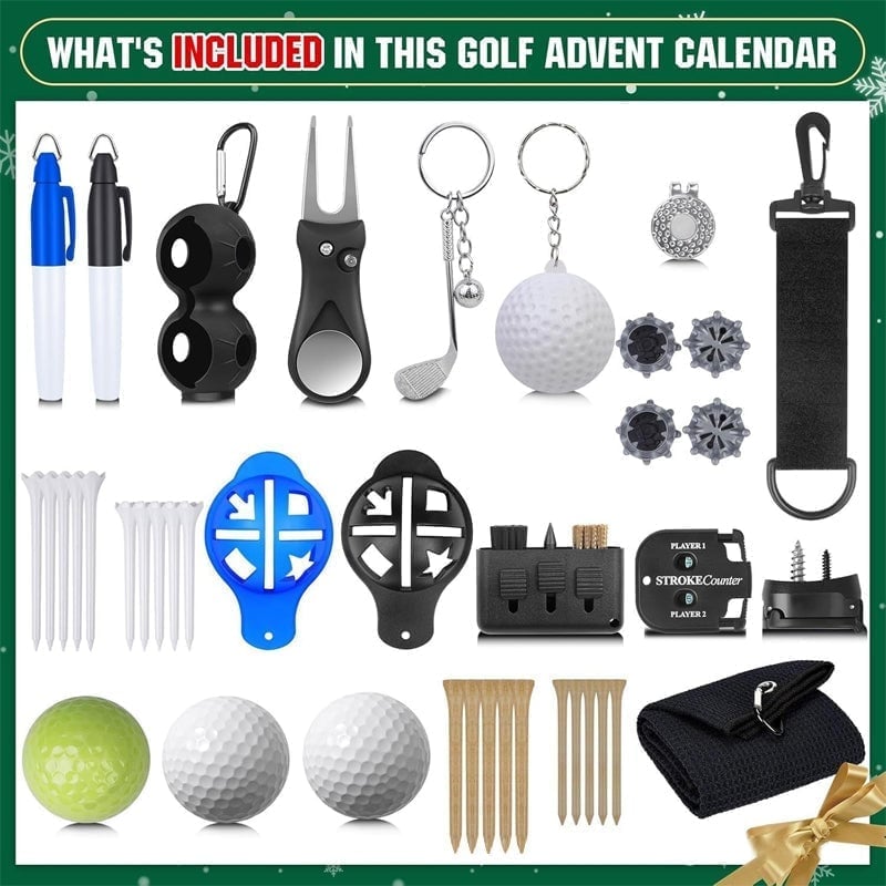 Calendrier de l'Avent Golf compact papier haute qualité – Image 9