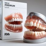 Dentier personnalisé, ajustement sécurisé, teintes naturelles