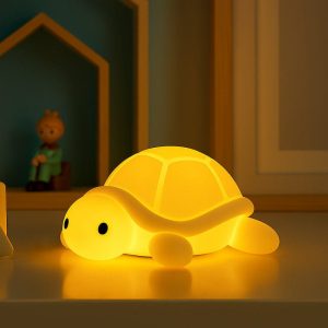 Veilleuse bébé tactile 6 couleurs silicone souple