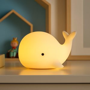 Veilleuse bébé tactile silicone 7 couleurs