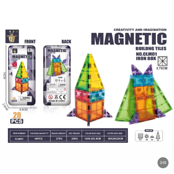 MagneticBuildingTilesSetforKidswithCreativeConstructionPieces_1