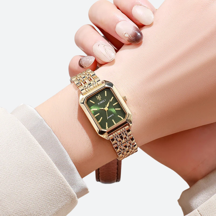Montre_vintage_femme_rectangle_metal_doree_1